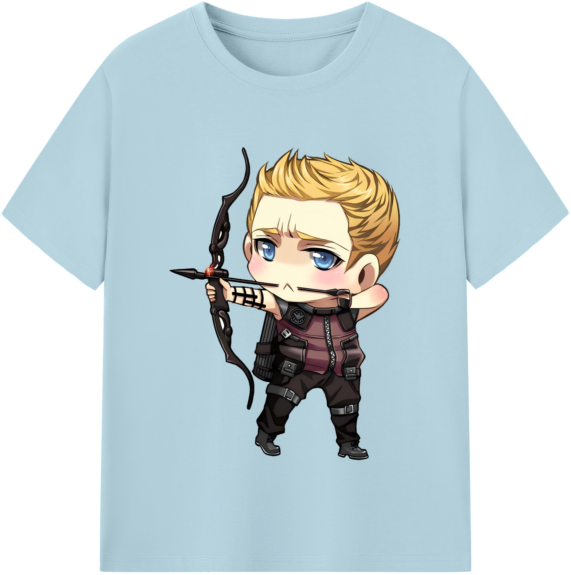 （画像用） アベンジャーズ The Avengers 綿100％半袖Tシャツ（フロントプリント）